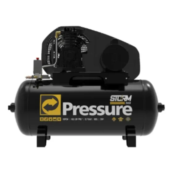 Compressor De Ar Storm 300 Mono - 8975703011 Pressure Cor Preto Fase elétrica Monofásica 127/220V