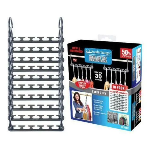 Colgador De Ropa Wonder Max Para Closet 8 Pack
