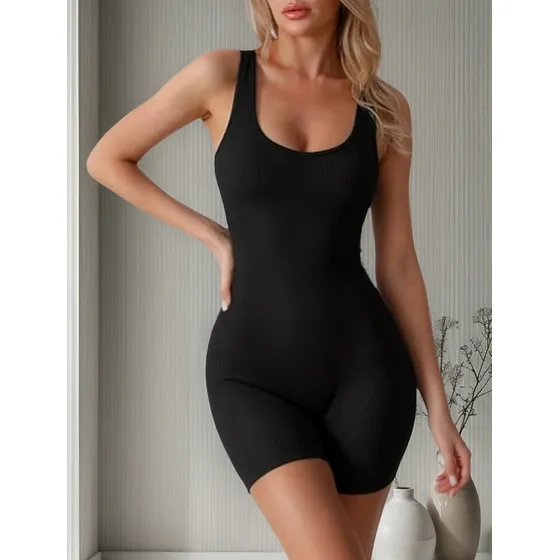 Jumpsuit Mujer Enterizo Deportivo Short Push Up Ultra Cómodo