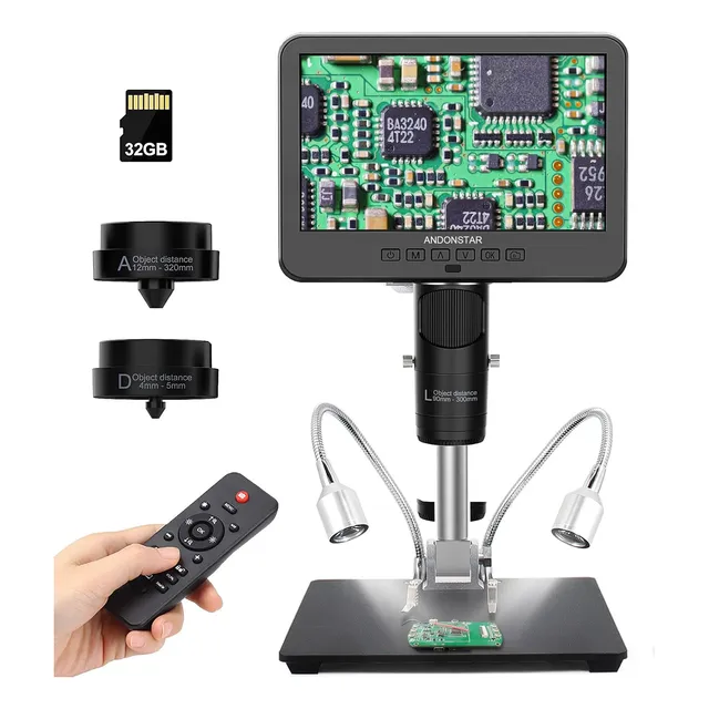 Microscopio Digital Andonstar Ad246s-m Hdmi 2000x Para Adult