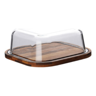 Xu Caja For Mantequilla Con Tapa De Vidrio De 14,2 Cm X Xu Caja For Mantequilla Con Tapa De Vidrio De 14,2 Cm X
