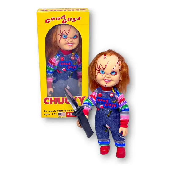Muñeco Chucky Cicatrices Bride Of Chucky Con Luz Y Sonido