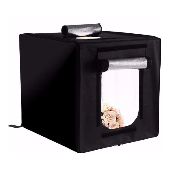 Estudio Set Fotográfico Caja Luz Softbox Portátil 40cmx40cm