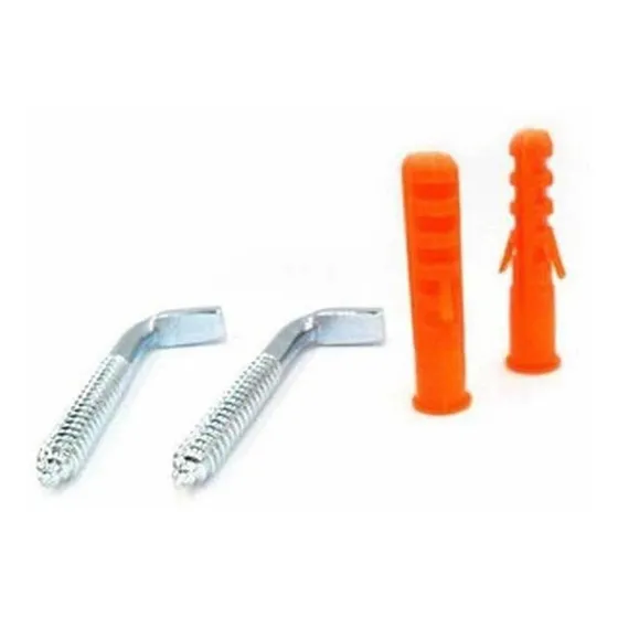 Juego X 2 Tornillos Pitones + 2 Tacos N12 Para Fijar Calefón