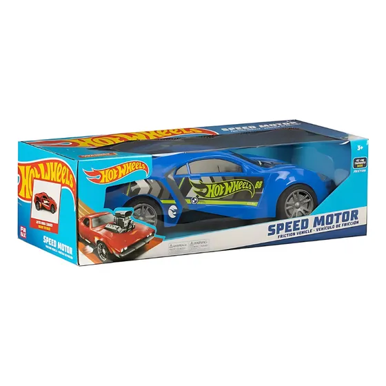 Auto De Juguete Hot Wheels Niño Color Azul 42cm