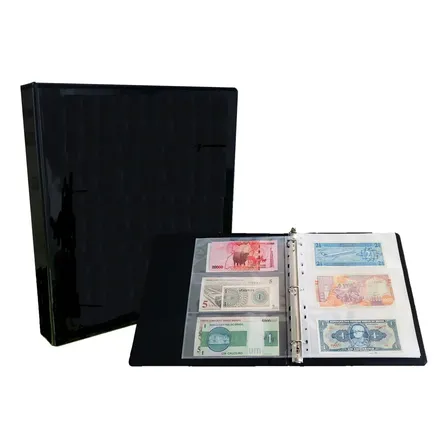 Archivador + 50 Hojas Billetes 3 Bolsillos - Todobillete