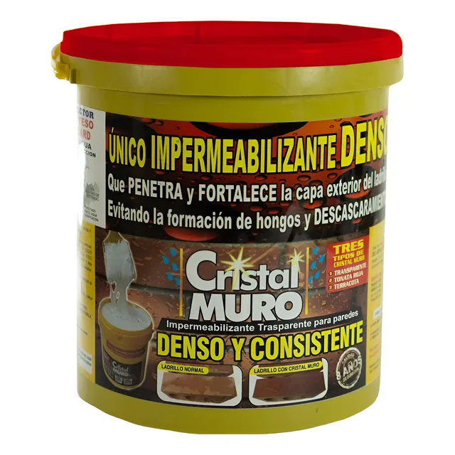 Impermeabilizante Ladrilo Galón Cristalmuro 8 Años 3 Colors 