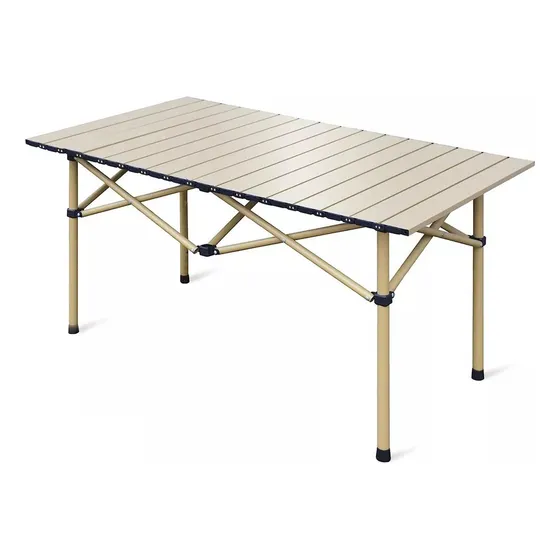 Mesa Enrollable Portatil Aluminio Camping Aire Libre Bolso
