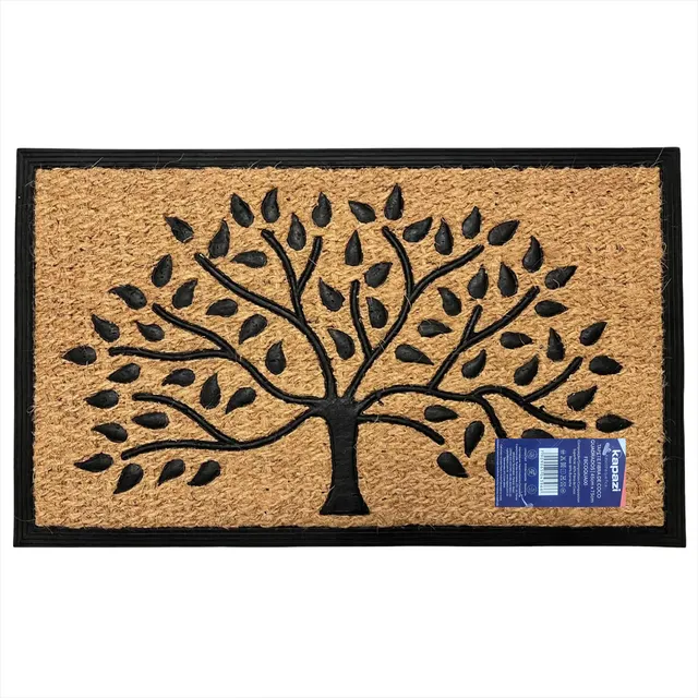 Capacho Antiderrapante Fibra De Coco Horizontal 75cm X 45cm