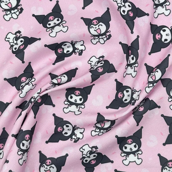 Tecido Microfibra Tactel Des Hello Kitty-010