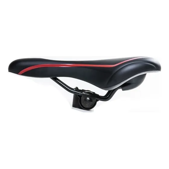 Sillín De Bicicleta 280 X 170 Mm Con Sillín Selle Royal Mtb De Color Negro/rojo