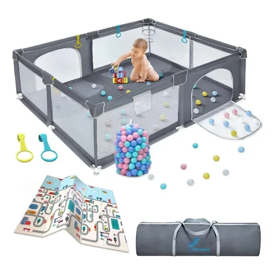 Corral De Juegos Con Alfombra Y Pelotas Fada Baby 180x2.00