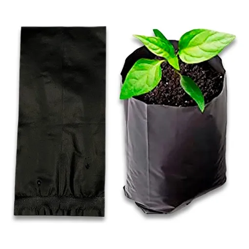Bolsa Para Vivero - 1kg 8cm X 8cm  X 18cm (alto) 500 Piezas