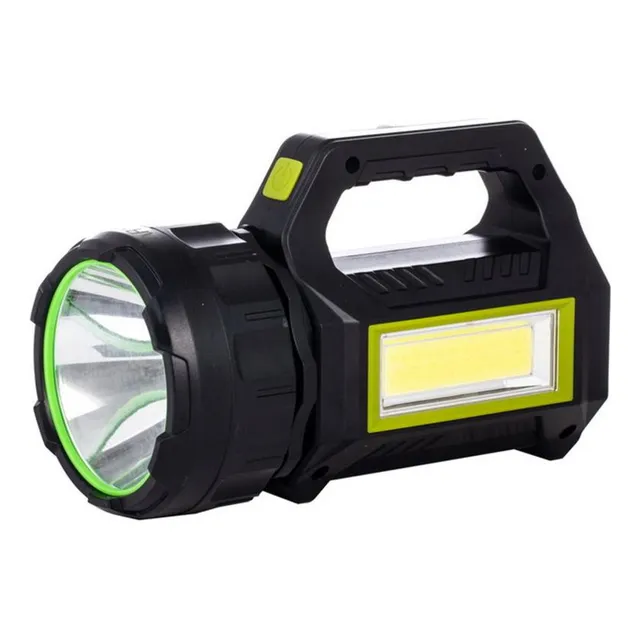 Linterna Recargable Led Arye Carga Usb Y Solar + Powerbank