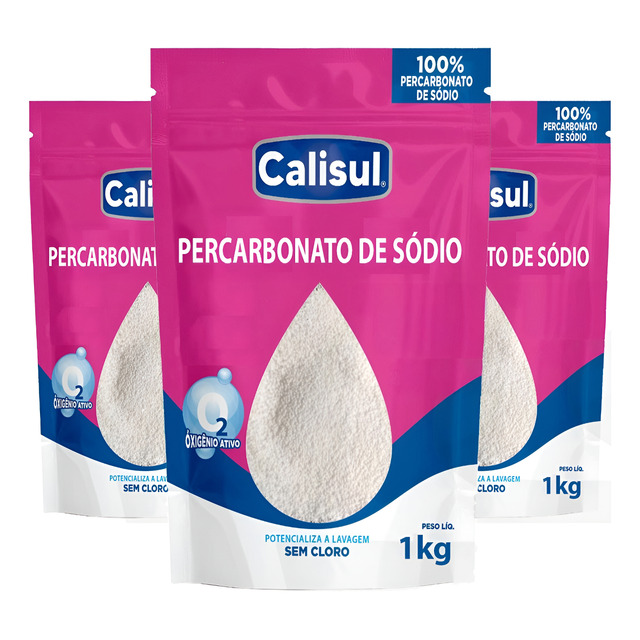 Calisul Percarbonato De Sódio Tira Mancha 3kg Calisul Percarbonato De Sódio Tira Mancha 3kg