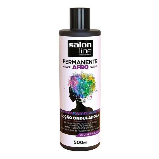 Loção Ondulada Permanente Afro Profissional Salon Line 500ml