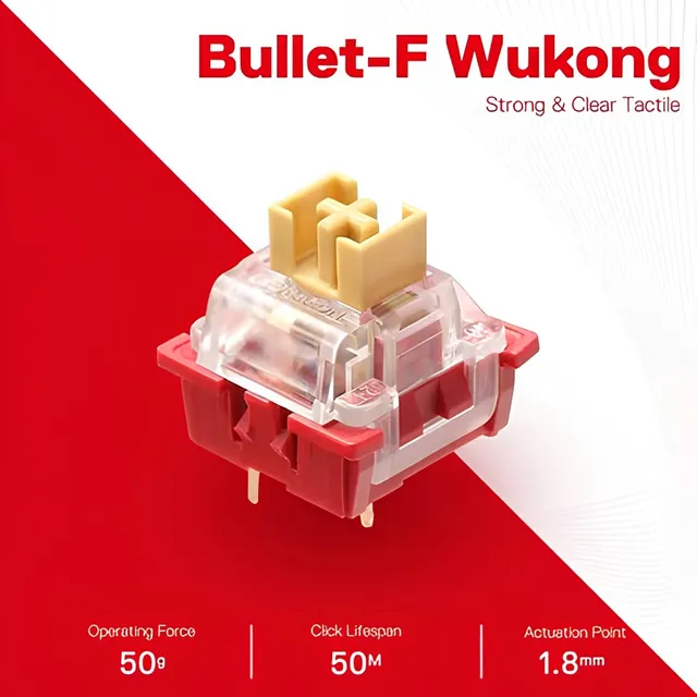 Switches Mecánicos Redragon A113f Bullet F 24 Pcs