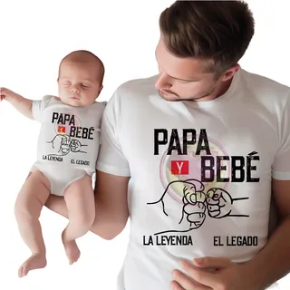 Camisetas papa y bebe niña hotsell