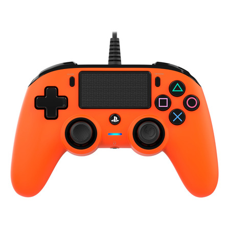 Joystick Nacon Wired Compact Controller for PS4 negro y naranja
