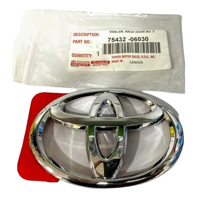 Emblema Logo Compuerta Toyota 4runner 2010-2024 Original