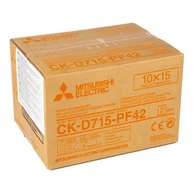 Kit Papel Térmico Mitsubishi Ck-d746-pf33
