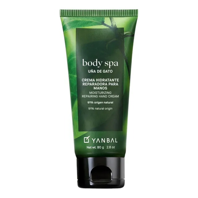 Crema Hidratante Para Manos 80gr Body Spa Uña De Gato Yanbal Fragancia Floral Fresco