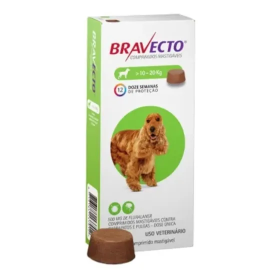 Antipulgas Bravecto Msd De 10 A 20 Kg