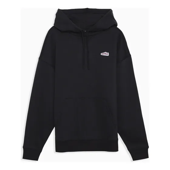 Polera Puma Mujer Suede Hoodie 625978 01 Negro