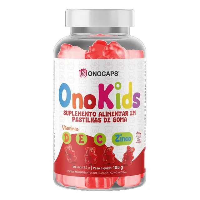 Vitamina Kids Infantil Em Gomas Vitamina D E E C + Zinco
