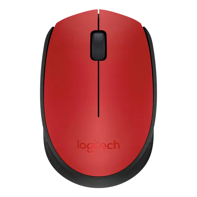 LOGITECH M170 ROJO NEGRO