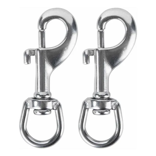 Aowesm Gancho Acero Inoxidable 316 Grado Marino Para 2 St