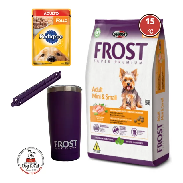 Alimento Perro Frost Adulto Razas Pequeñas 15kg + Regalos!