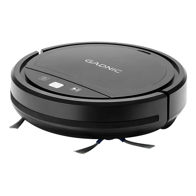 Aspiradora Robot Gadnic Z2000 Conexión 2 Modos de Limpieza color negro