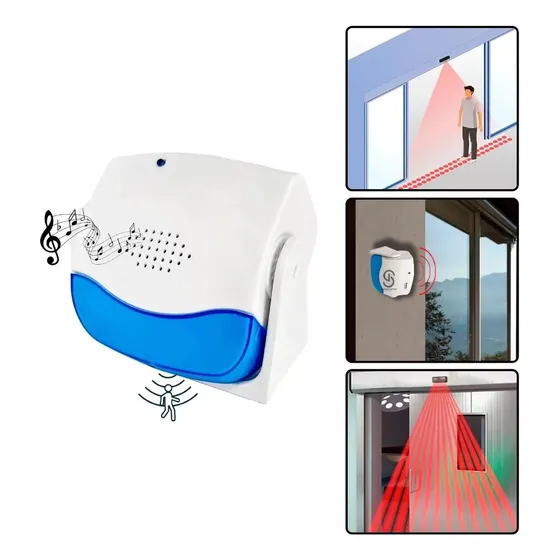 Timbre Inalambrico Oficina Casa Sensor Movimiento Entrada