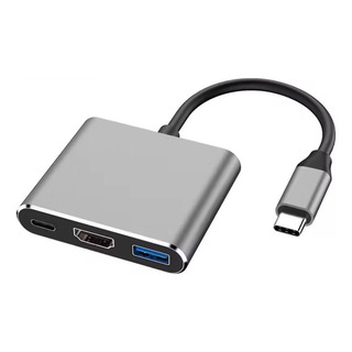 Adaptador Hub 3 En 1 Usbc A Hdmi Para Switch Macbook Steam Adaptador Hub 3 En 1 Usbc A Hdmi Para Switch Macbook Steam