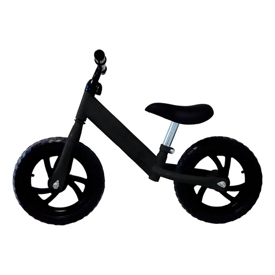 Bicicleta De Equilibrio Ajustable Para Niños Aquila Color Negro