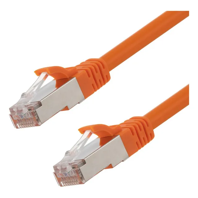 Cable Ethernet Cat6a S/ftp 100cm Naranja
