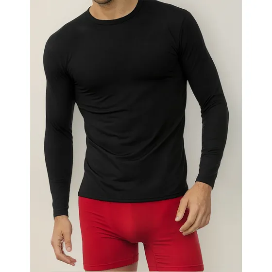 Primera Piel Camiseta Térmica Afelpada En Su Interior, Elást