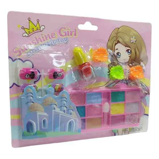 Set De Maquillaje De Juguete Para Niña Con Accesorios
