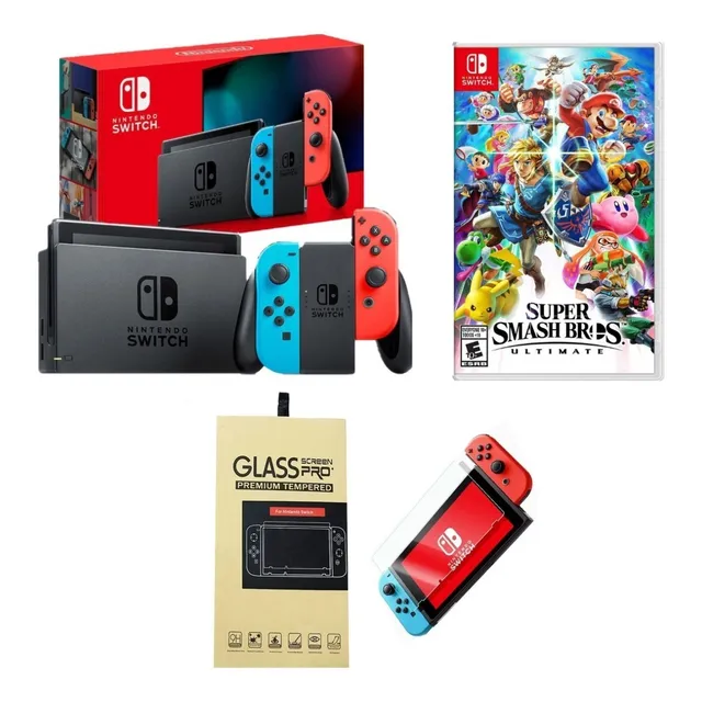 Nintendo Switch 2019 Bateria Extendida + Juego + Mica