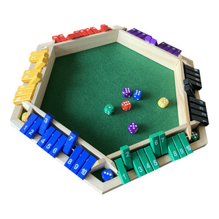 Juego De Dados Shut The Box De 1 A 6 Jugadores, Mesa De Made Juego De Dados Shut The Box De 1 A 6 Jugadores, Mesa De Made
