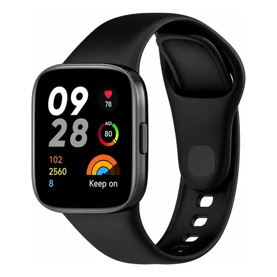 Correa Silicona Para Xiaomi Redmi Watch 3 / 1.75'' Color Black ACCESORIOS ULTIMATE