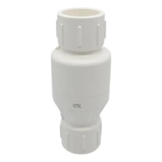 Valvula Check Resorte Pvc 2 Cnx Blanco Plomeria Resistente