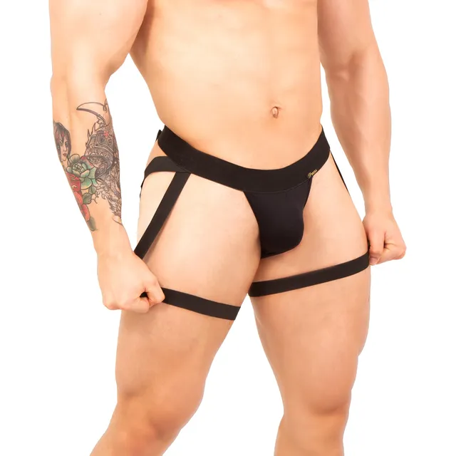 Tanga Para Hombre Suspensorio Jock Strap Argollas