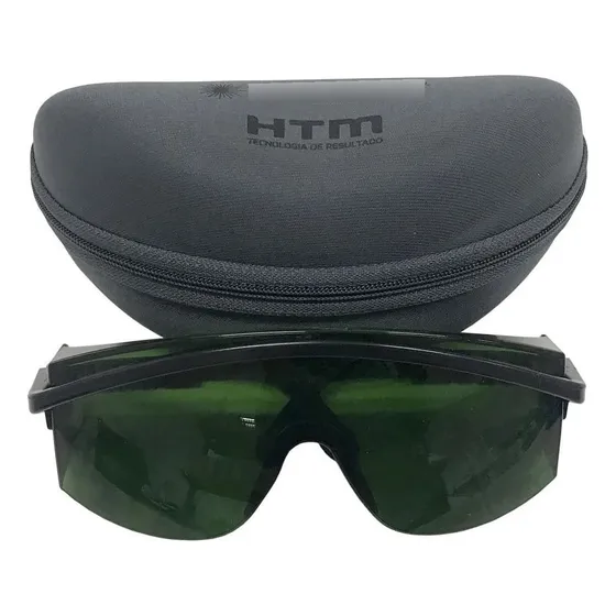 Óculos De Proteção Operador Para Fototerapia Htm Lente Verde-escuro