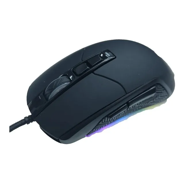 Mouse Gamer 6400 Dpi Gtc Pc Negro Mgg-021 Rgb