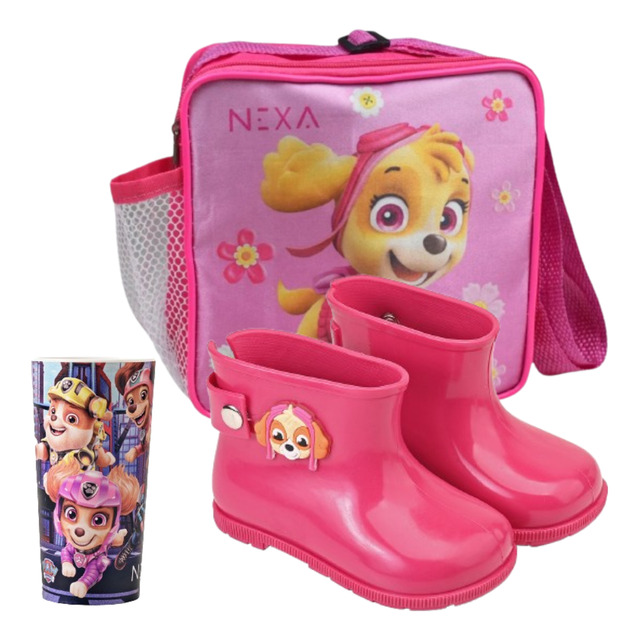 Kit Galocha Infantil E Lancheira Escolar E Squeeze Kit Galocha Infantil E Lancheira Escolar E Squeeze