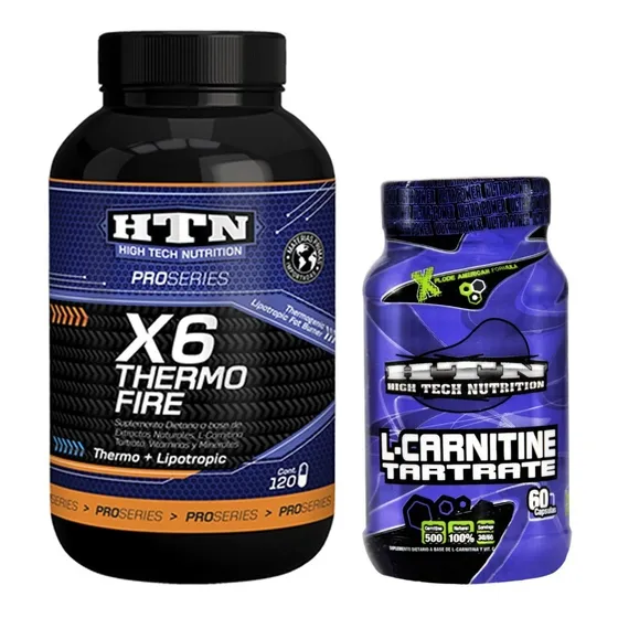 Quemador Carnitina 60 Htn Pura + Thermo Fire Quemador