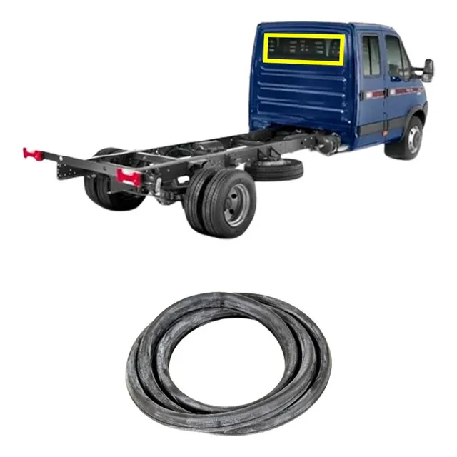 Borracha Vidro Traseiro Vigia Iveco Daily 2008 A 2012