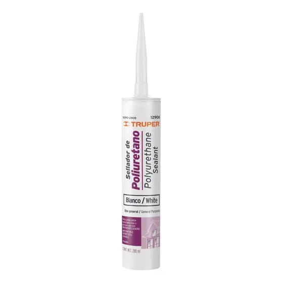 Sellador De Poliuretano Color Blanco 280 Ml